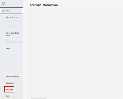 set default browser for opening links in outlook